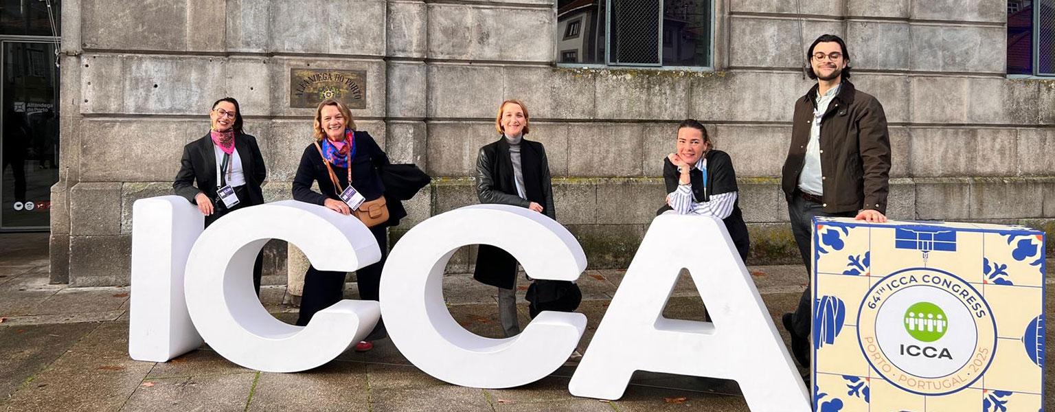 Le Bureau des Congrès et des Salons au Congrès ICCA à Porto.