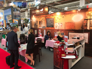Le stand ONLYLYON Tourisme et Congrès sur le salon IMEX 2019