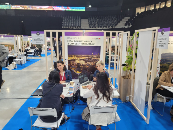 Stand de ONLYLYON Tourisme et Congrès  © E. Delenne