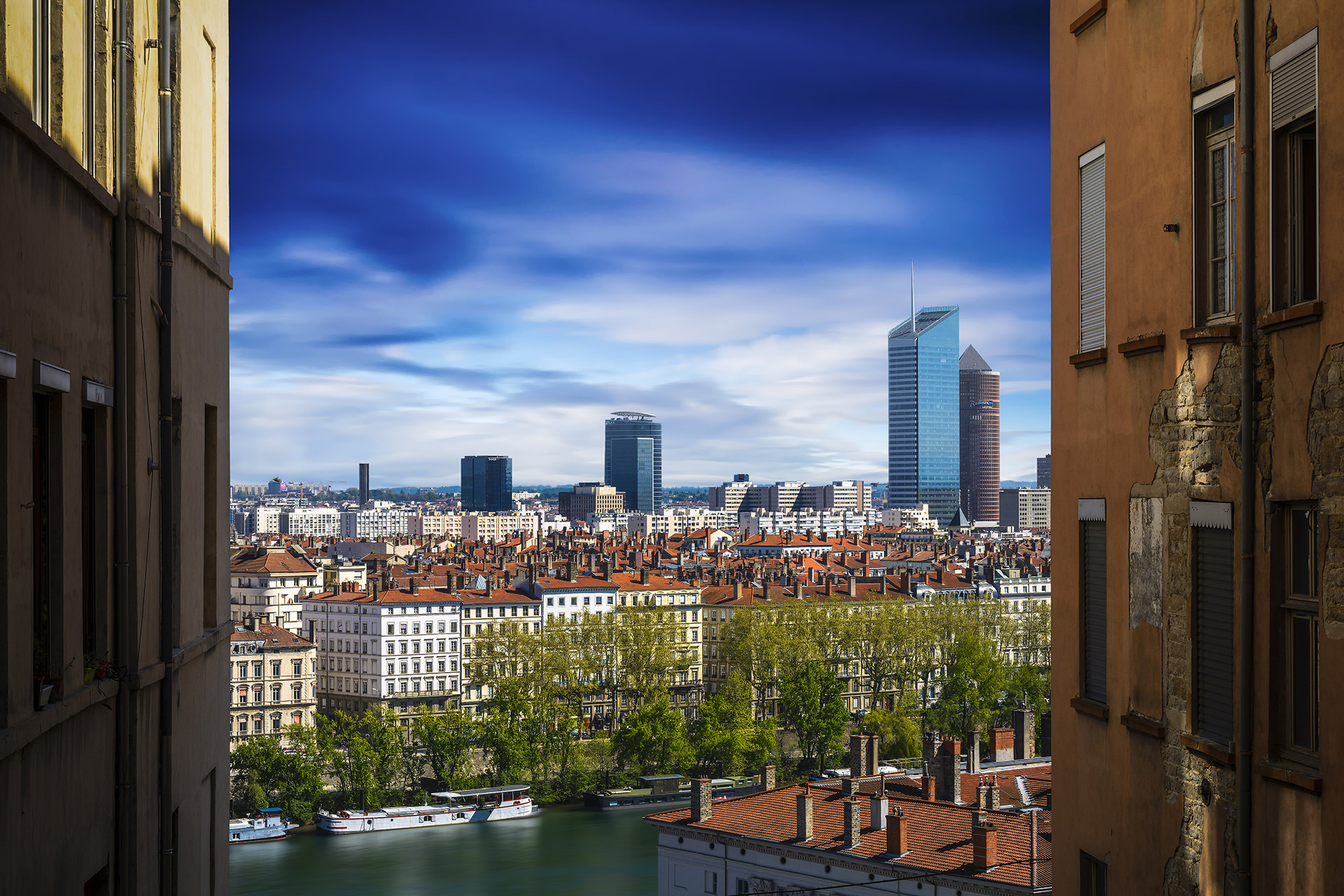 Panorama sur Lyon depuis Les Pentes © Gael Fontaine