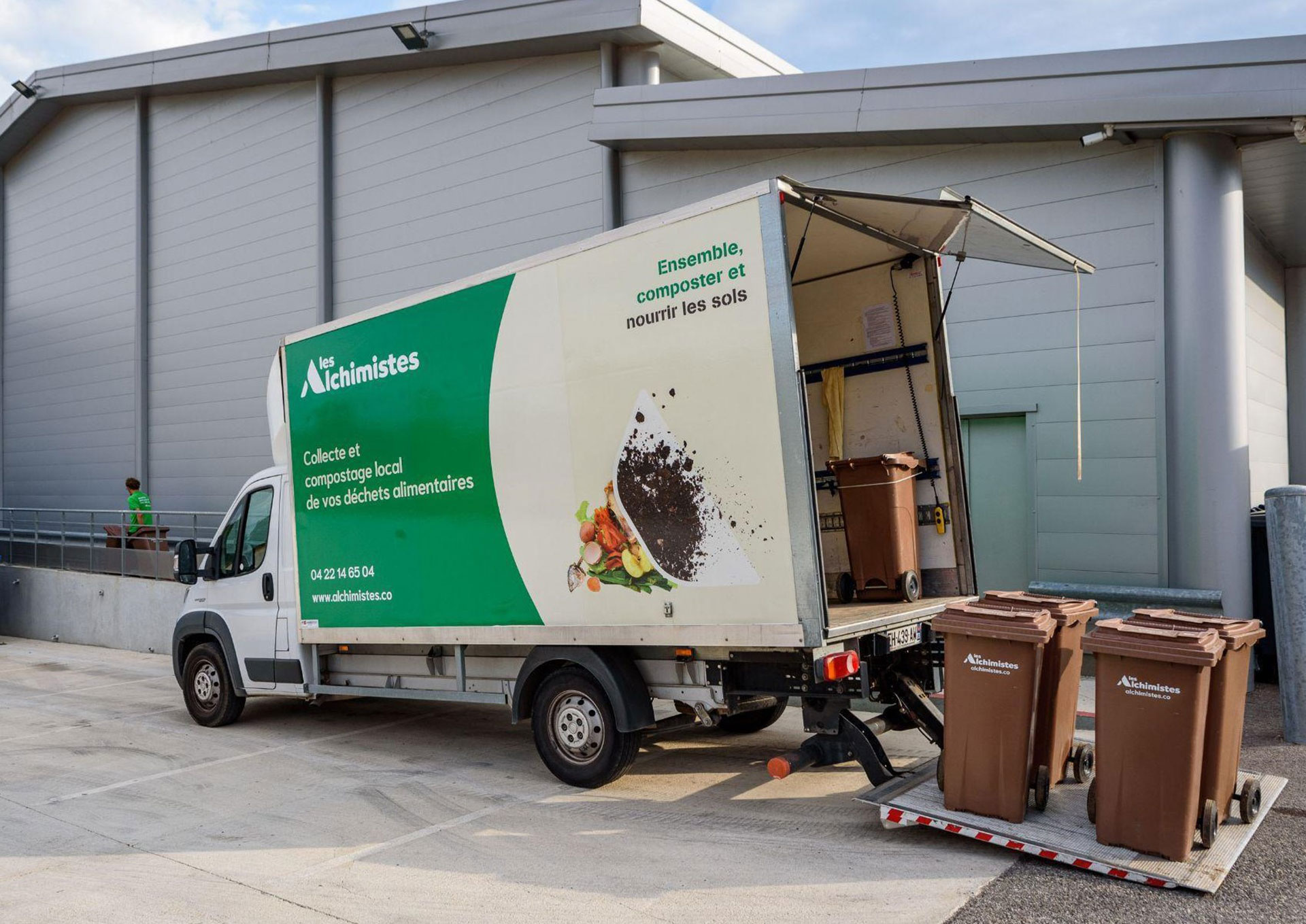 Collecte de biodéchets ©Les Alchimistes