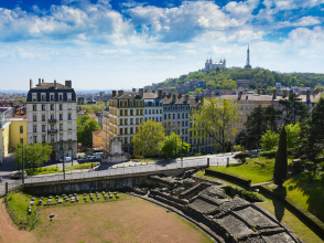 L'amphithéâtre des Trois Gaules sur les Pentes de la Croix-Rousse © Gaël Fontaine