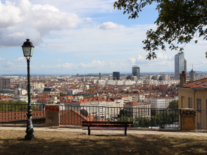 Vue sur Lyon depuis la Croix-Rousse © LV