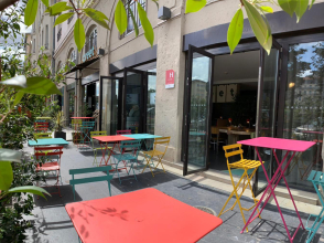 Terrasse du Greet Hôtel Lyon Confluence
