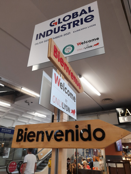 La signalétique WBOL - Photo ONLYLYON Tourisme & Congrès