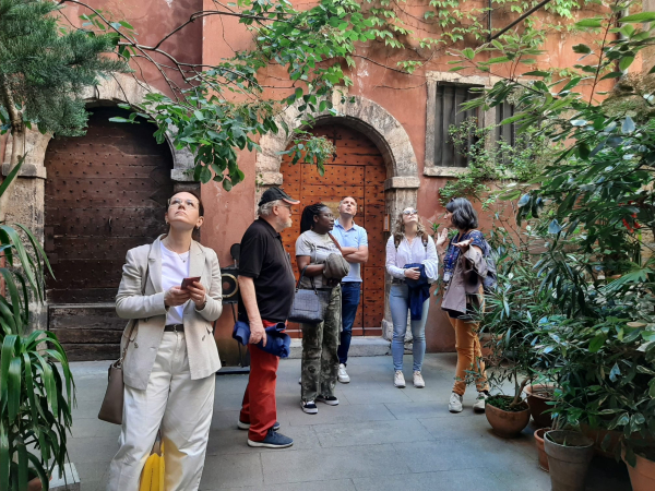 À l'occasion de la Lyoncomotive Lyon-Francfort, 5 professionnels du tourisme et 5 journalistes allemands ont participé à un éductour dans Lyon.