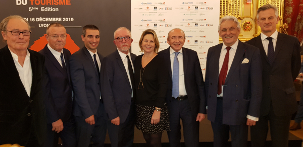 Gérard Collomb aux Trophées du Tourisme 2019